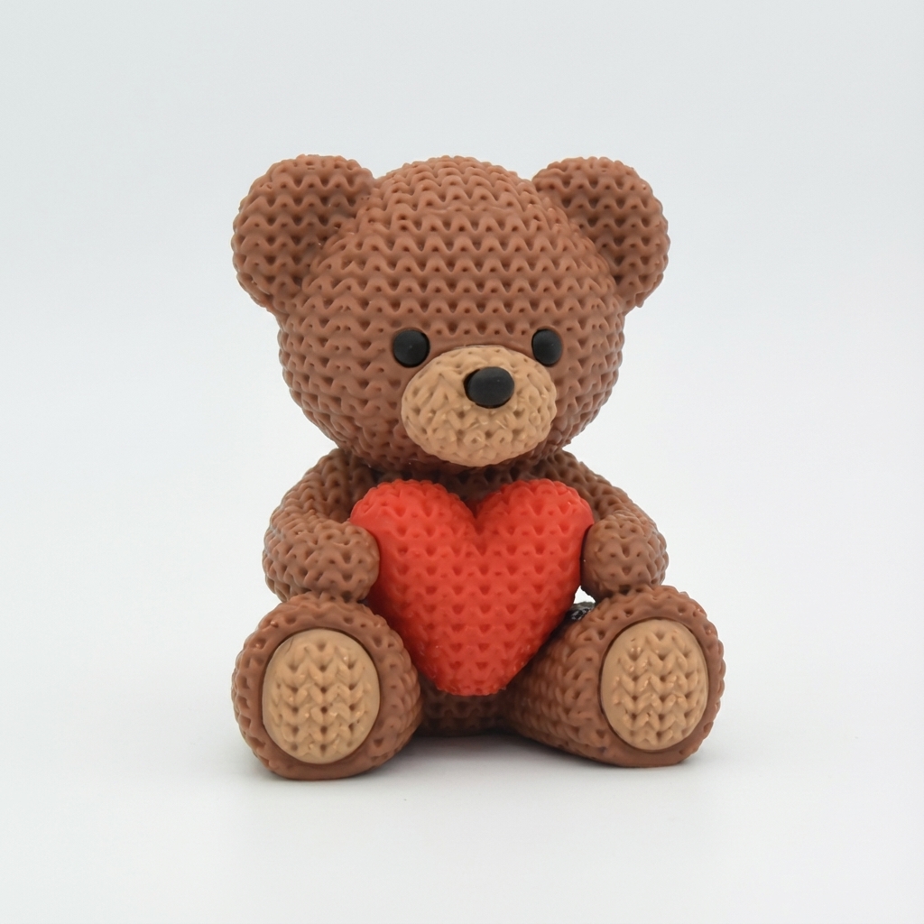 Medvedek HEART – detajl teksture