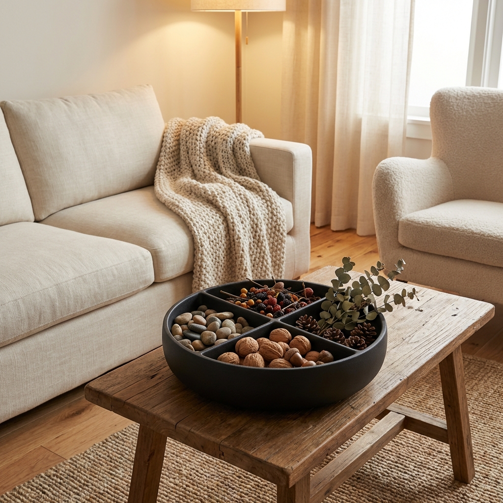 Posoda DIVIDE na mizi kot organizator za drobnarije