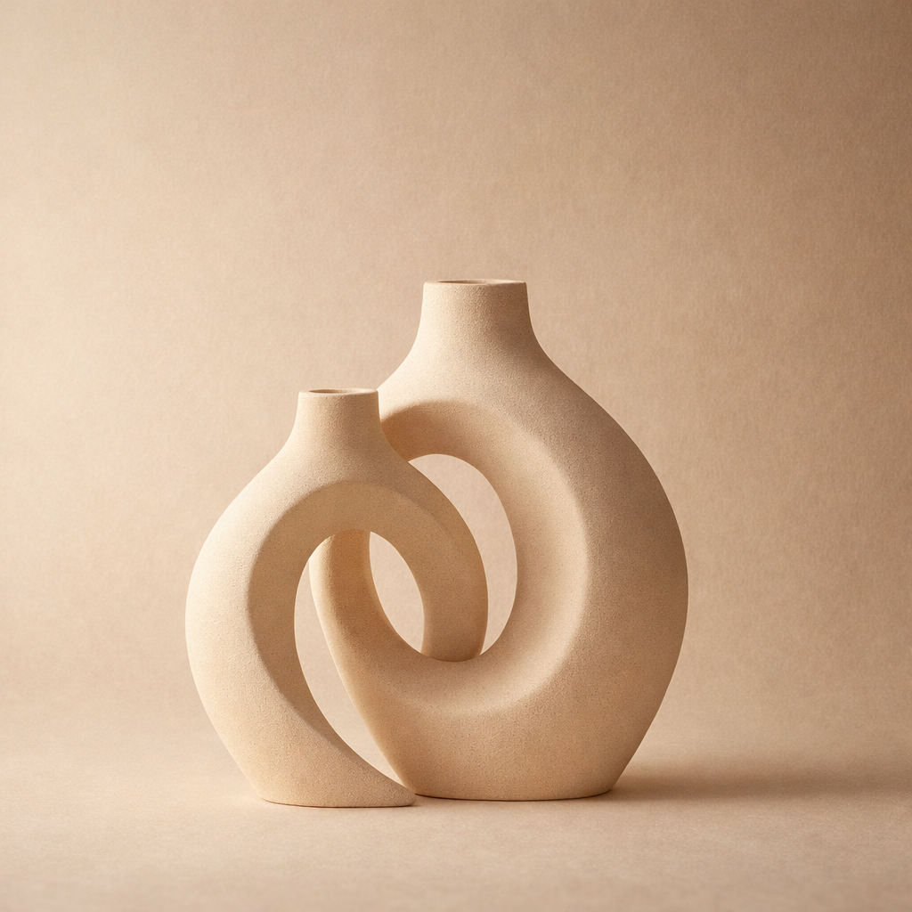 Dekorativna vaza v minimalističnem slogu